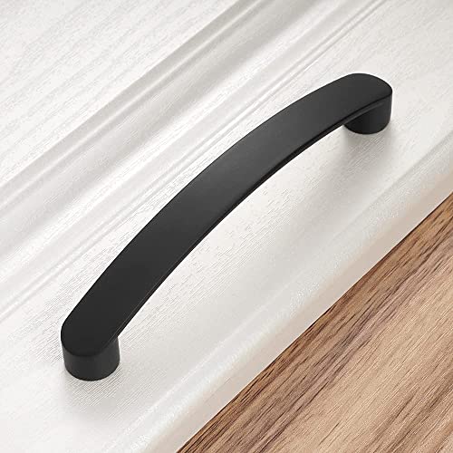 SYZOW 10 Pack Black Cabinet Handles Black Cabinet Pulls Kitchen Cabinet Handles,Black Drawer Pulls Kitchen Cupboard Handles Hole Center 192mm - Image 3