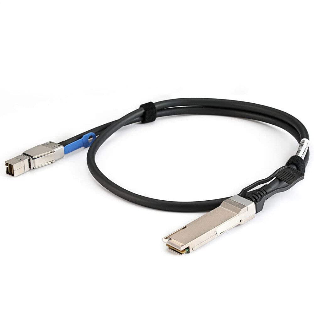 MiniSAS HD SFF-8644 to QSFP 40G SFF-8436 Server Connection Cable (2m,Black)