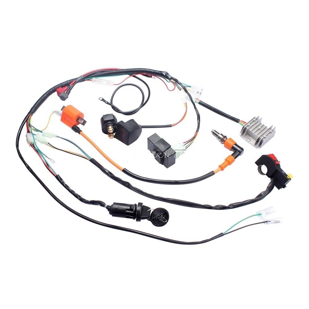Kits completos de bobina encendido CDI chispa arnés cableado eléctrico para 150cc
