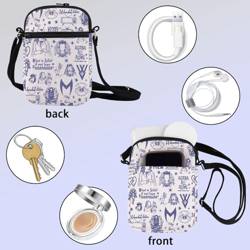 ZJXHPO Hero Fans Cross Body Bag Witch Inspired Messenger Bag Movie Hero Shoulder Bag Multiverse Madness Carry On Bag (Witch CB)3