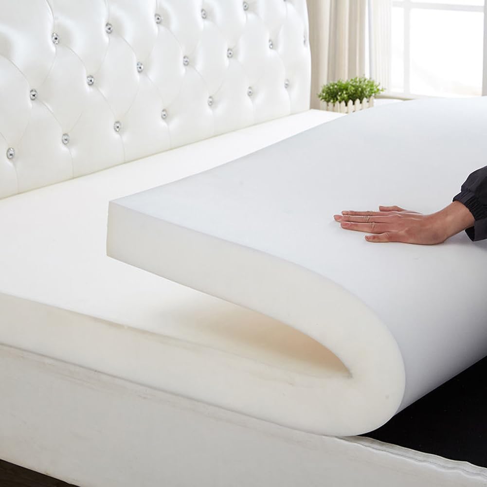 Yougang Blue High Density Foam Mattress Topper For Single/Twin/Queen/King Size,3/5/8/10Cm Thick Cooling Mattress Topper Padding For Tatami Bed Floor (Firm,10Cm-150X200cm)