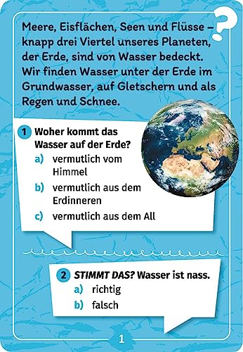 Moses. Expedition Natur - Mein Wasser-Forscherquiz, 100 spannende Fragen rund ums Wasser, für Kinder ab 8 Jahren