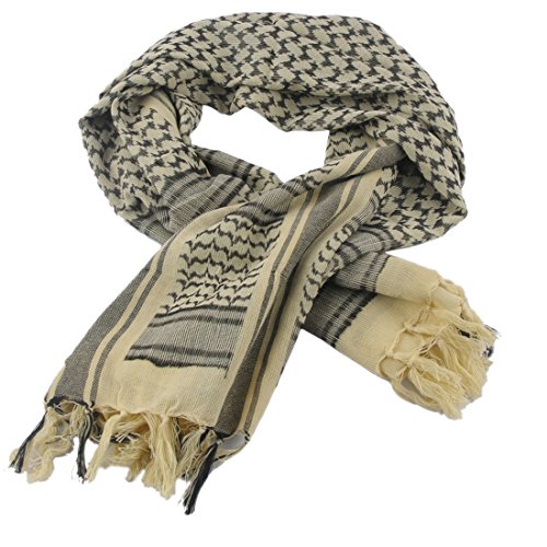 Shemagh Tactical Scarf 8 In 1 Large Thick Military Desert Keffiyeh Head Neck Arabe Scarf #TOP4