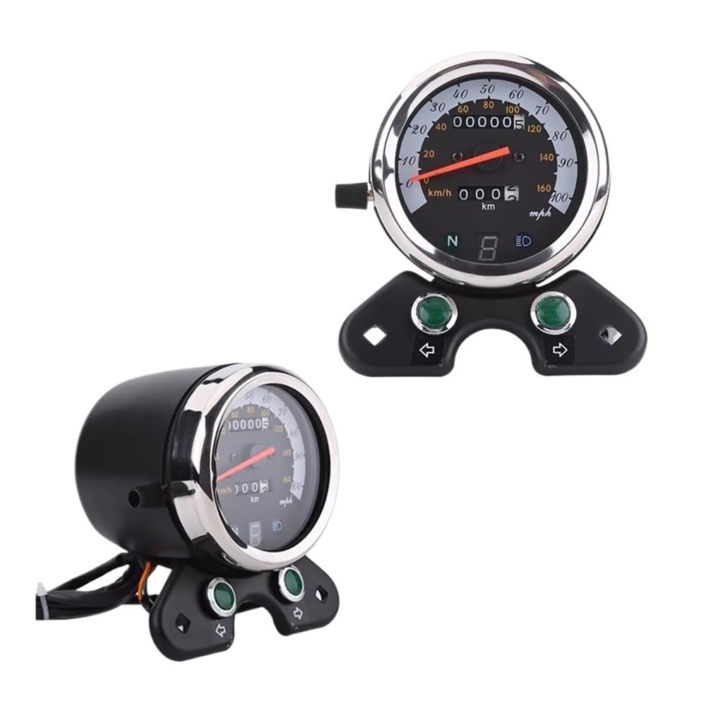 Compteur de Vitesse Digital Moto Compteur De Vitesse De Moto Compteur De Vitesse Compteur Kilométrique Double Universel Compteur De Vitesse Compteur Kilométrique Tableau De Bord
