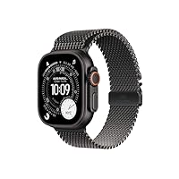 Apple Watch Ultra 3 GPS + Cellular, Cassa 49 mm in titanio nero con Loop in maglia milanese in...