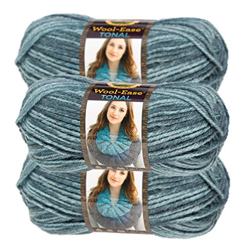 Wool-Ease Tonal Yarn-Slate Blue