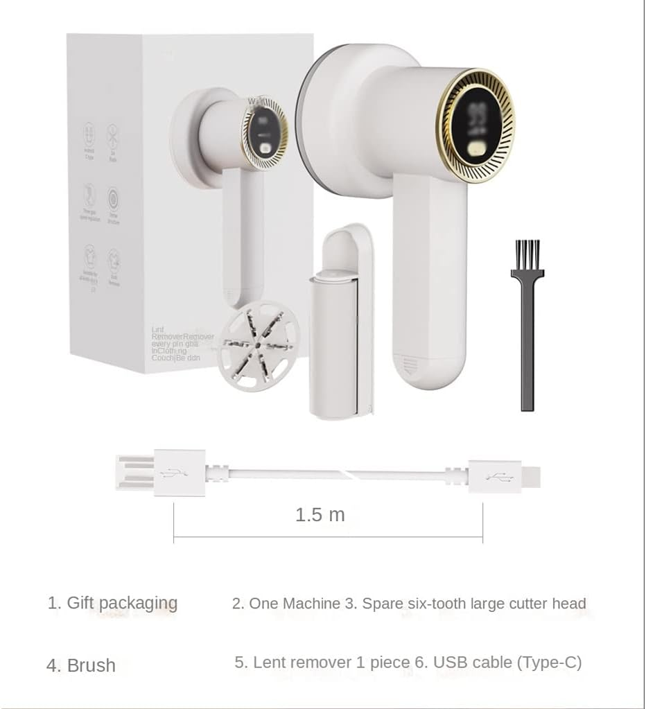 Clothing Hair Ball Trimmer Rechargeable High-Power Shaving Machine to Ball Machine Hair Lint Removal(OneColor)