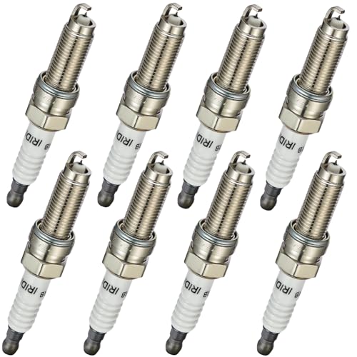 Image of BDFHYK XP5701 Iridium Spark Plugs Compatible with Honda MDX RDX Civic HR-V Odyssey Passport Pilot Ridgeline Grand Cherokee Wrangler M3 M5 M6 2.3L 3.5L 4.0L L4 V6 V8 Set of 8