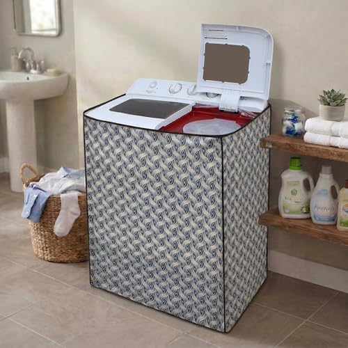 Image of DREAM CARE Waterproof & Dustproof Washing Machine Cover Top Load & Semi Automatic Suitable for 7 kg, 7.2 kg, 7.5 kg (83 x 95 x 51 cms)