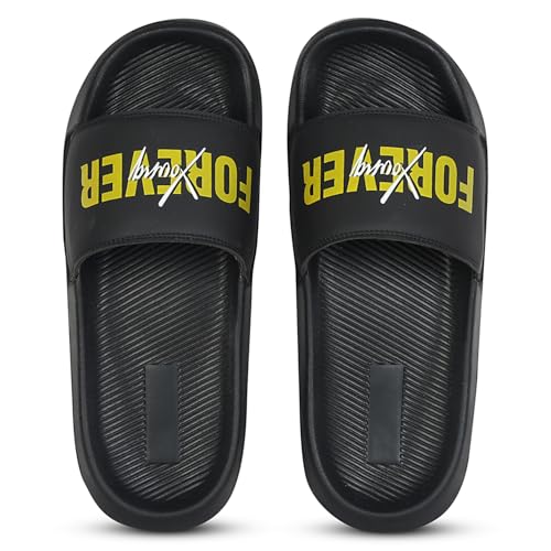 Image of PERY-PAO Sliders for Men | Lightweight EVA Sole & Comfortable Slippers | Flip-Flops & Chappals for Everyday Use