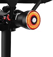 Smart Bike Tail Light with Auto Brake Sensor, Light Sensing Auto On/Off, USB-C Rechargeable Ultra Bright COB LED Rear Light for Cycling Safety