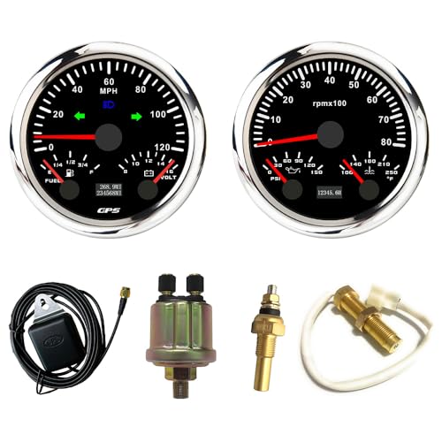 Velocímetro GPS para barcos que soluciona fallos de presión de aceite y nivel