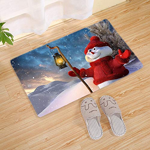 Christmas Mat Outdoor Carpet Doormat Santa Ornament Christmas Decoration for Home Xmas Navidad Deco Noel New Year Gift 2021 (C)