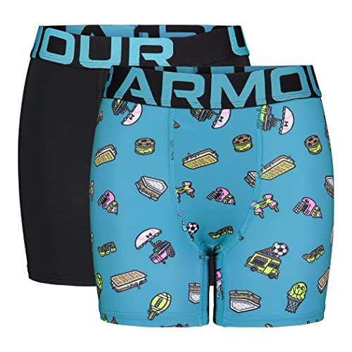 Image of Under Armour Big Boys' 2 Pack Performance Boxer Briefs