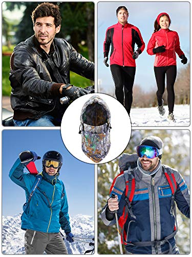 3 Pieces Camouflage Balaclava Hats Windproof Face Masks Winter Warm Hats For Outdoor Sports (Variegated Styles, Large) #TOP6