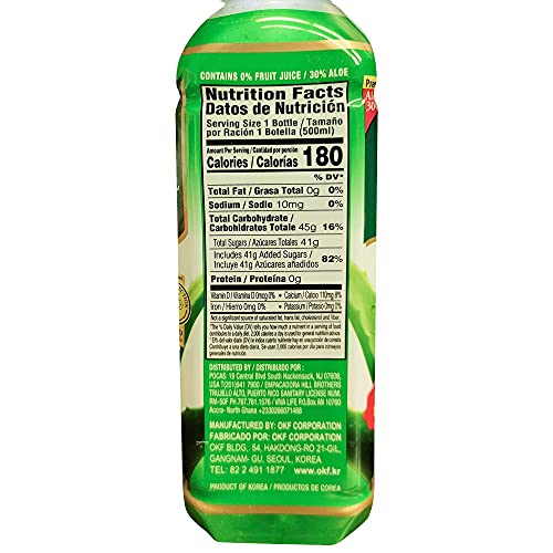 OKF Aloe Vera King Drink, Original, 500 ml, 12 Stück