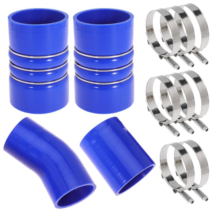 6.0 Turbo Intercooler Boots Clamps Kit 2003-2007 6.0 Intercooler Pipe Boot Kit For Ford F250 F350 6.0L Powerstroke Diesel with T Bolt Clamp