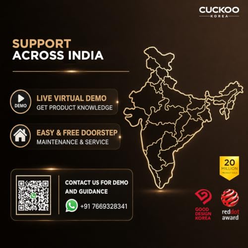 Image of CUCKOO Electric Rice Cooker 7 Ltr Premium Anodized Pot with Dum Cooking | for Biryani /Pulao, 3D Heating Technology & 10 hrs Keep Warm, 2kg Raw Rice (3L), 7 Yrs Warranty on Heating Plate, Korean Brand