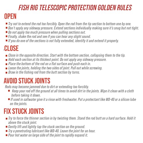 Rigged and Ready Fish Rig Max Telescopic Multi-Function Fishing Rod+ 3 Tips - image 5