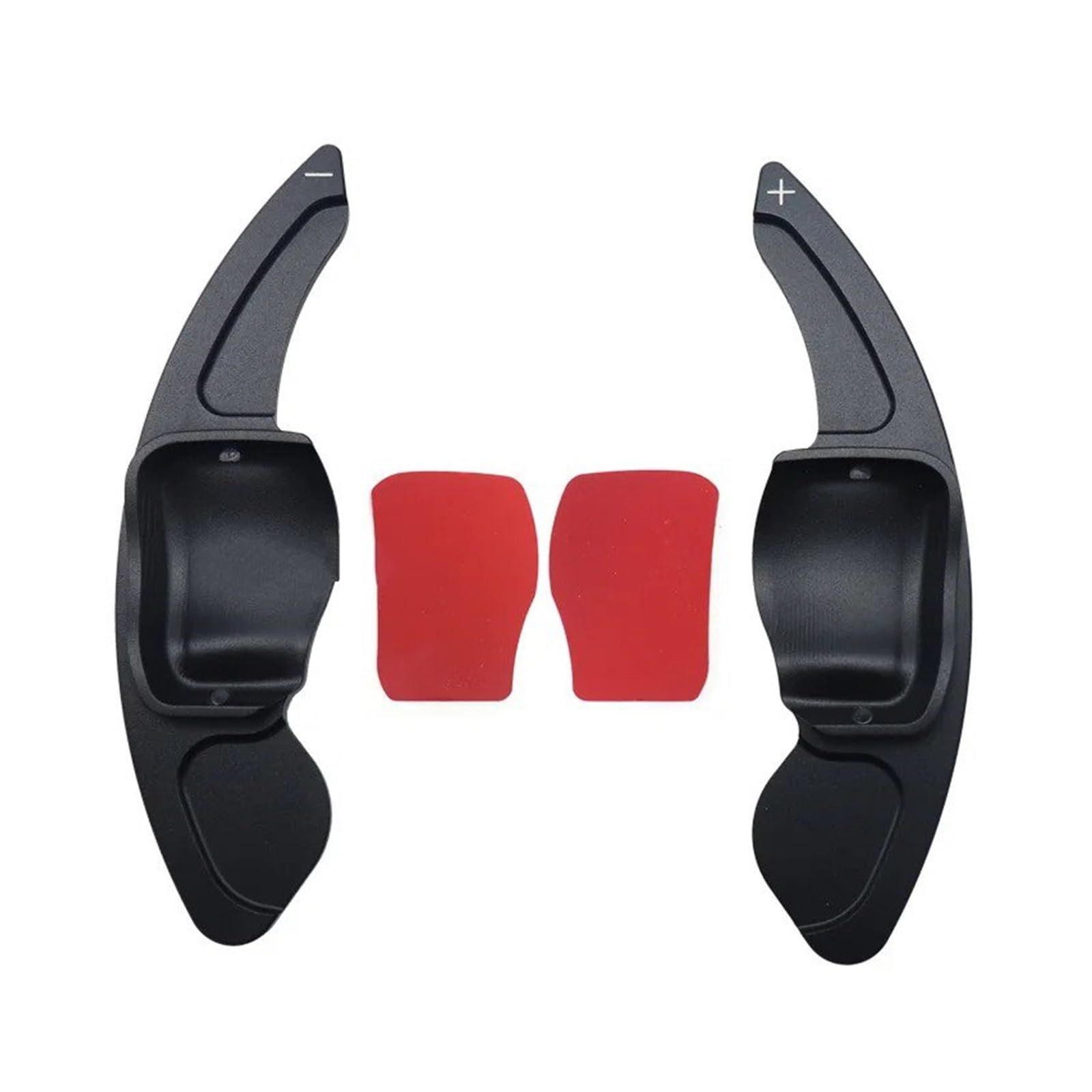 Yakisa Black Paddles Shift For Vw For Tiguan For Golf For Jetta For Gti For Scirocco 2Pces Steering Wheel Paddle Shifters Extension Aluminum Alloy Paddle Shifter(Black)