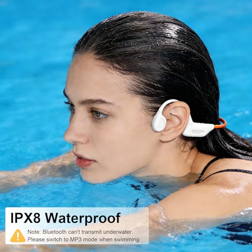 Image of Fanisic Bone Conduction Headphones, Bluetooth 6.0 Open Ear Headphones with Mic, Type-C Quick Charge. Long Battery Life, IPX5 Sweatproof, Lightweight Comfortable for Office, Sports, and Driving