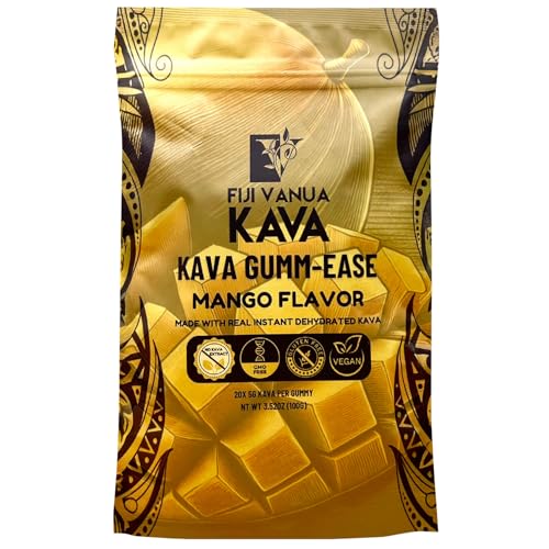 Fiji Vanua Kava GUMM-Ease Mango Gummies