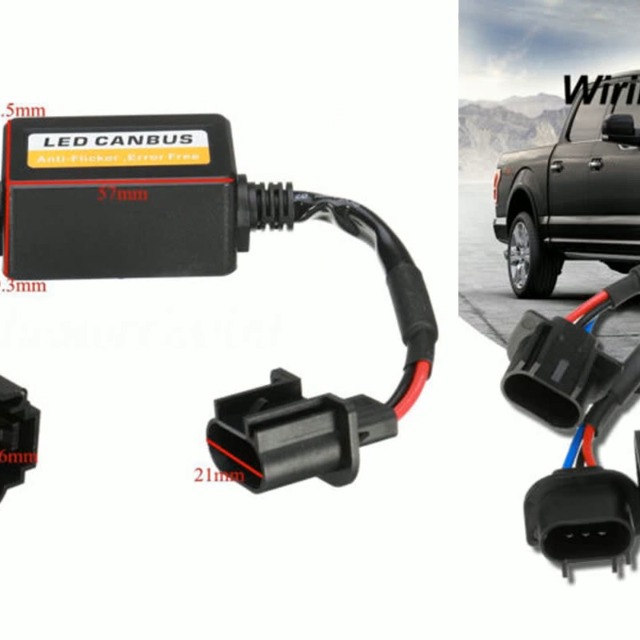 Decodificador Canbus LED H13 9008 anti parpadeo para auto miniatura 7