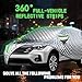 Hail Protector Full Car Cover Compatible with Land Rover Discovery Range Rover Sport, 5-Layer Thickened Anti-Hail Waterproof Car Cover All Weather Protection hsi4