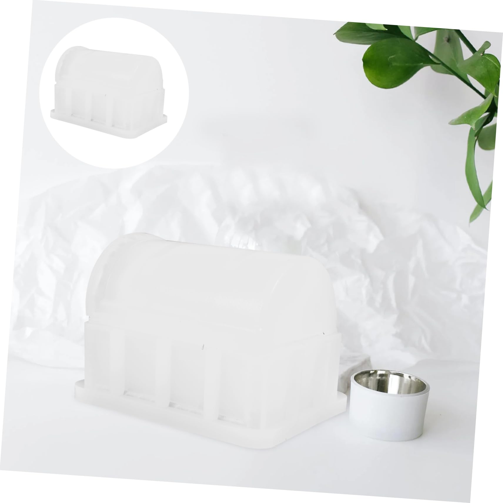 NUOBESTY 3juegos Molde De Epoxy Forma De Cofre Del Molde De Silicona Para Manualidades Para Crear Joyeros Personalizados y Decoraciones Únicas
