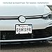 Lrokimg Black License Plate Frames 2 Pack, License Plate Holders Stainless Steel, Universal US Car License Plate Covers with Screws Washers Caps (4 Holes)