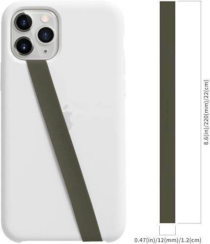 Miniatura 5 de Sinjimoru - Soporte de dedo ultra delgado para teléfono, correa segura para el dedo para la funda del teléfono como soporte de agarre para teléfono