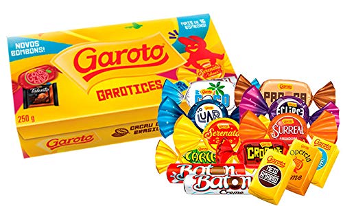 Garoto-Selectie Assortiment Chocolaatjes, Assortiment Garoto Chocolade Bites Doos (250 g/8.81oz) - Image 3