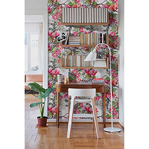 Papier peint fleurs en floraison 152x104cm pour rénover un meuble abîmé