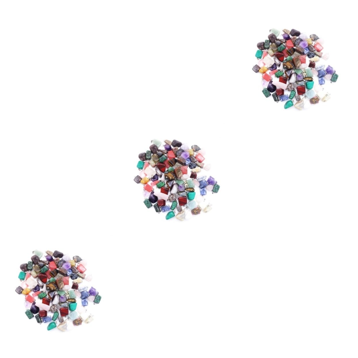 Lurrose 60stücke Teiliges Unregelmäßige Natürliche Steindekorationen Bunte Schmuckperlen Für Diy Bastelprojekte Halsketten Armbänder Und Ohrringe Für Schmuckherstellung Und Kreative