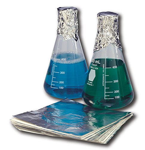 Thomas Scientific AL6x6.0015 - Cuadrado de aluminio, 6 cm de largo, 6 cm de ancho, 0,0015 cm de grosor (paquete de 1000)