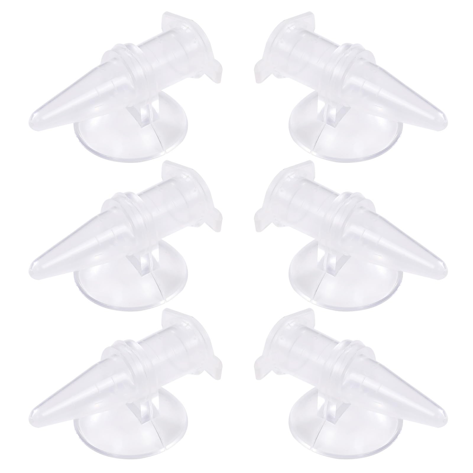 Pack of 6 Fish and Shrimp Feeders for Fishtanks Installation Observation Feeding Cups for Fishtanks