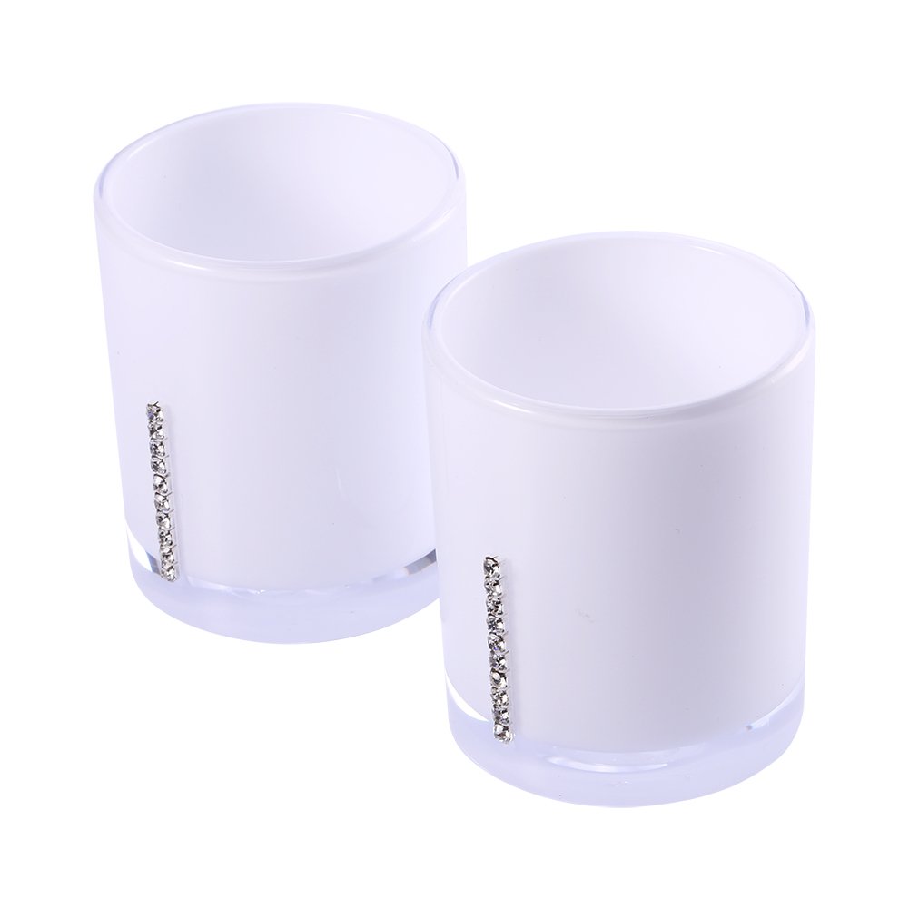 Set Bagno 5 Pezzi In Acrilico Violà - Dispenser, Portaspazzolino, 2 Tazze E Portasapone - Foto 10