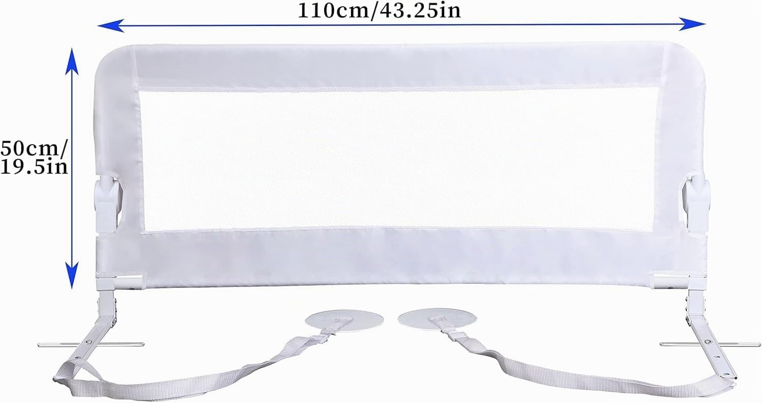 Barriere de lit Dreambaby Maggie - Lits encastrés et aux Lits Plats- Mesurant 110 cm de Large et 50 cm de Haut