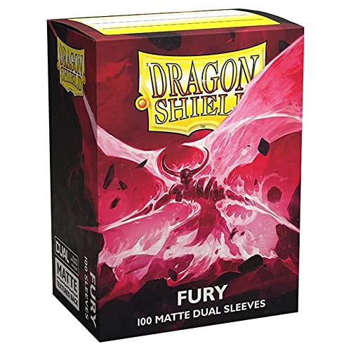 Pochettes Dragon Shield Dual Matte Fury évitez les reflets et facilitez le mélange de vos decks de cartes