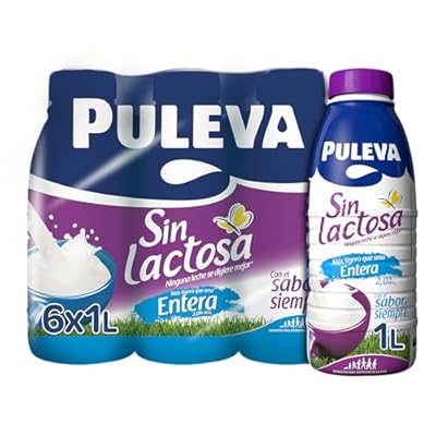 Puleva sin Lactosa Entera  6 x 1L