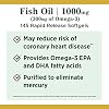 Nature's Bounty Fish Oil Omega-3 1000 mg Softgels 145 ea