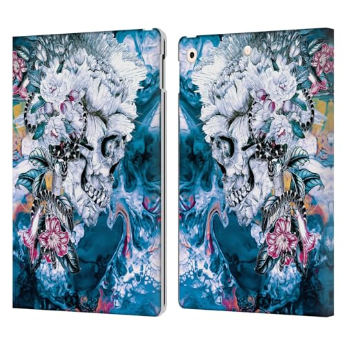 Étui en cuir iPad 10.2 fini premium Riza Peker Memento Mori Crâne 9