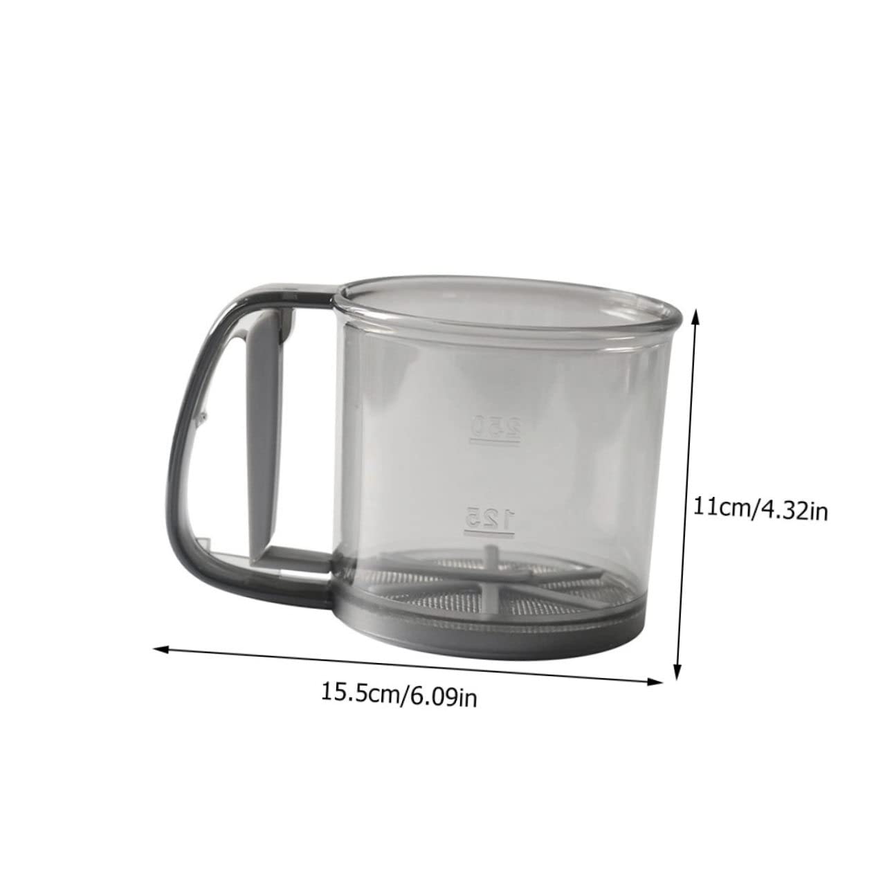 BESTYASH Handheld Flour Sifter Sieve Tool for Baking Comfortable Grip Design for Sifting Cake Flour Powdered Sugar Baking Powder and More Convenient Kitchen Baking Essential