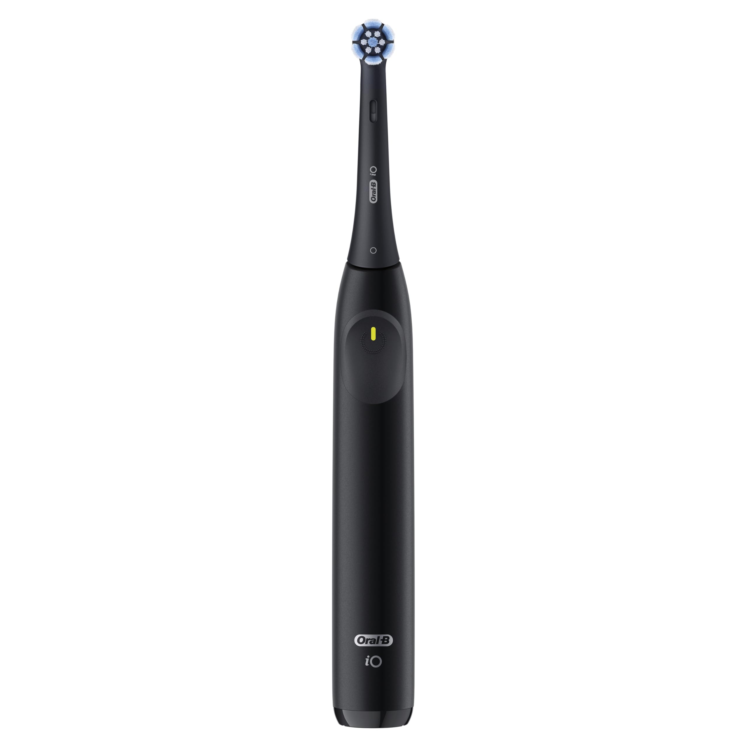 Oral-B iO Simple Clean - Spazzolino da denti elettrico ricaricabile, con 1 testina delicata e 1 custodia da viaggio nera, sensore automatico di pressione per proteggere le gengive, 3 modalità, timer