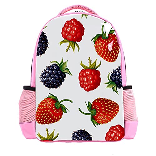 Sac à dos pour enfants Blue Strawberries multicolore d'école primaire