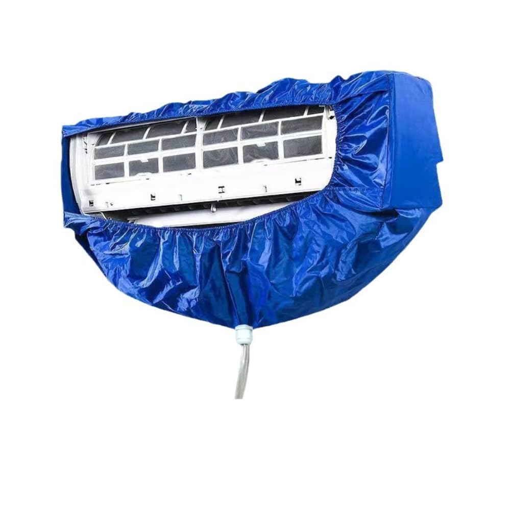 Air Conditioner Cleaning Cover Waterproof Dustproof Cover Protector Bag for Wall Mounted AC Service with Pipe (Medium)