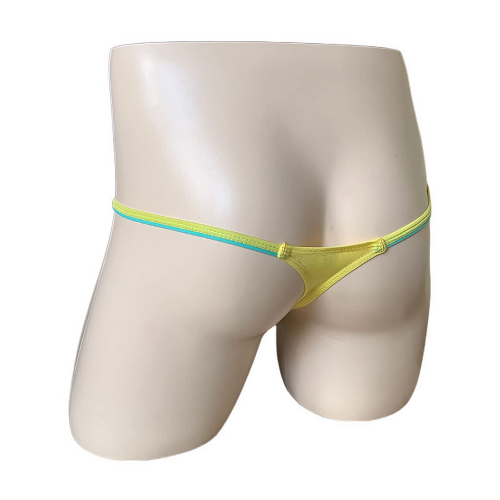 Faringoto Tanga de cintura baja para hombre, lencería delgada para hombre (paquete de 5)