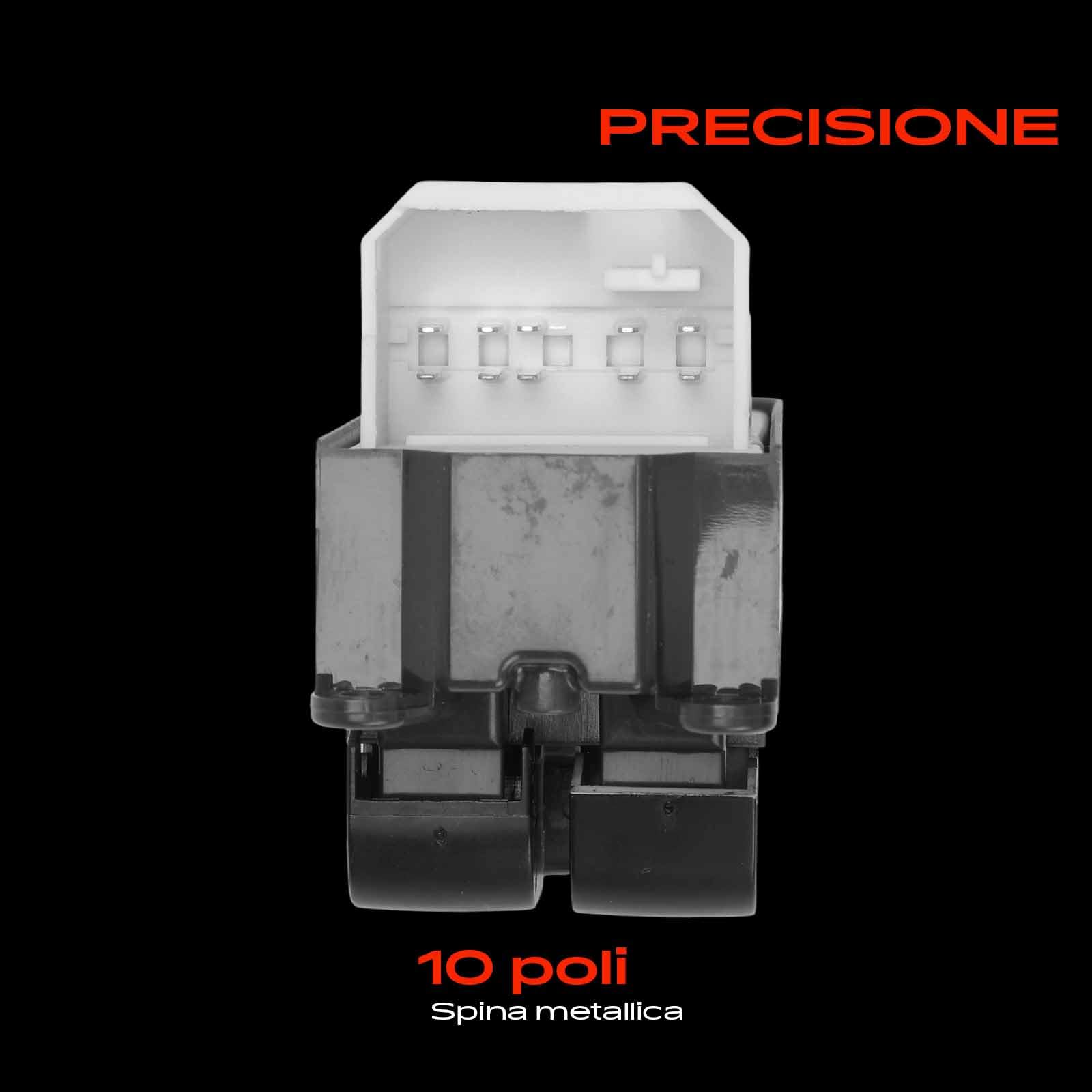 Frankberg Interruttori alzacristalli Anteriore sinistro Compatibile con Yaris P9 1.0 VVT-i 1.33 VVT-i 1.4 D-4D 1.8 VVT-i 1.3 VVT-i 1.0 GPL 2005-2012 Replace# 8482002230,848200D200