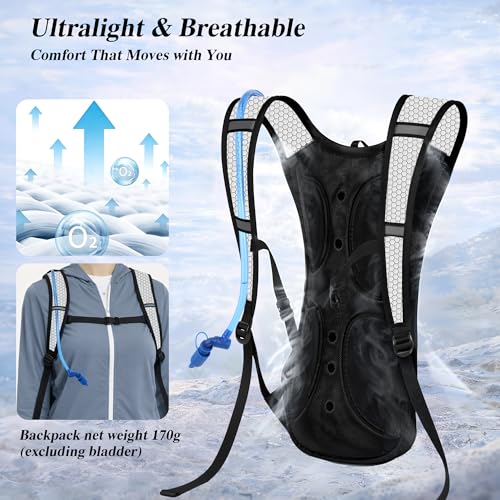 TNYSPORT 2 Pack Hydration Backpack