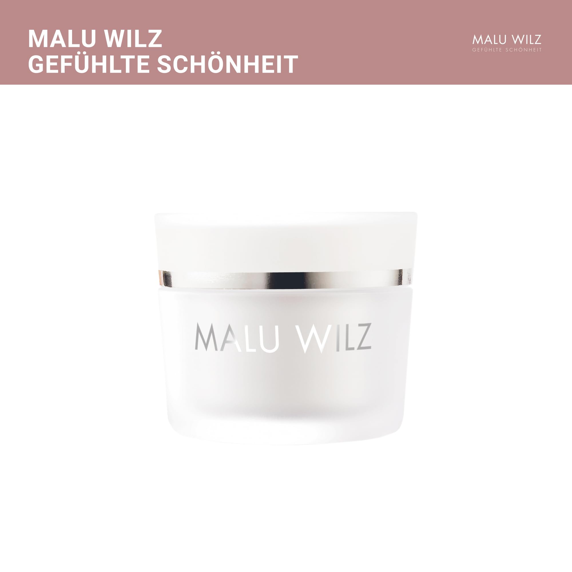 Malu Wilz Extra Rich Cream Feuchtigkeitscreme Gesicht 50ml I Anti Aging Gesichtspflege für trockene Haut I Anti Falten Creme, reich an Hyaluronsäure